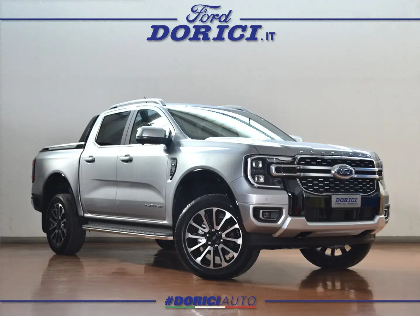 Ford Ranger Platinum 3.0 Ecoblue 240 CV AWD A10 + IVA Argento - 1