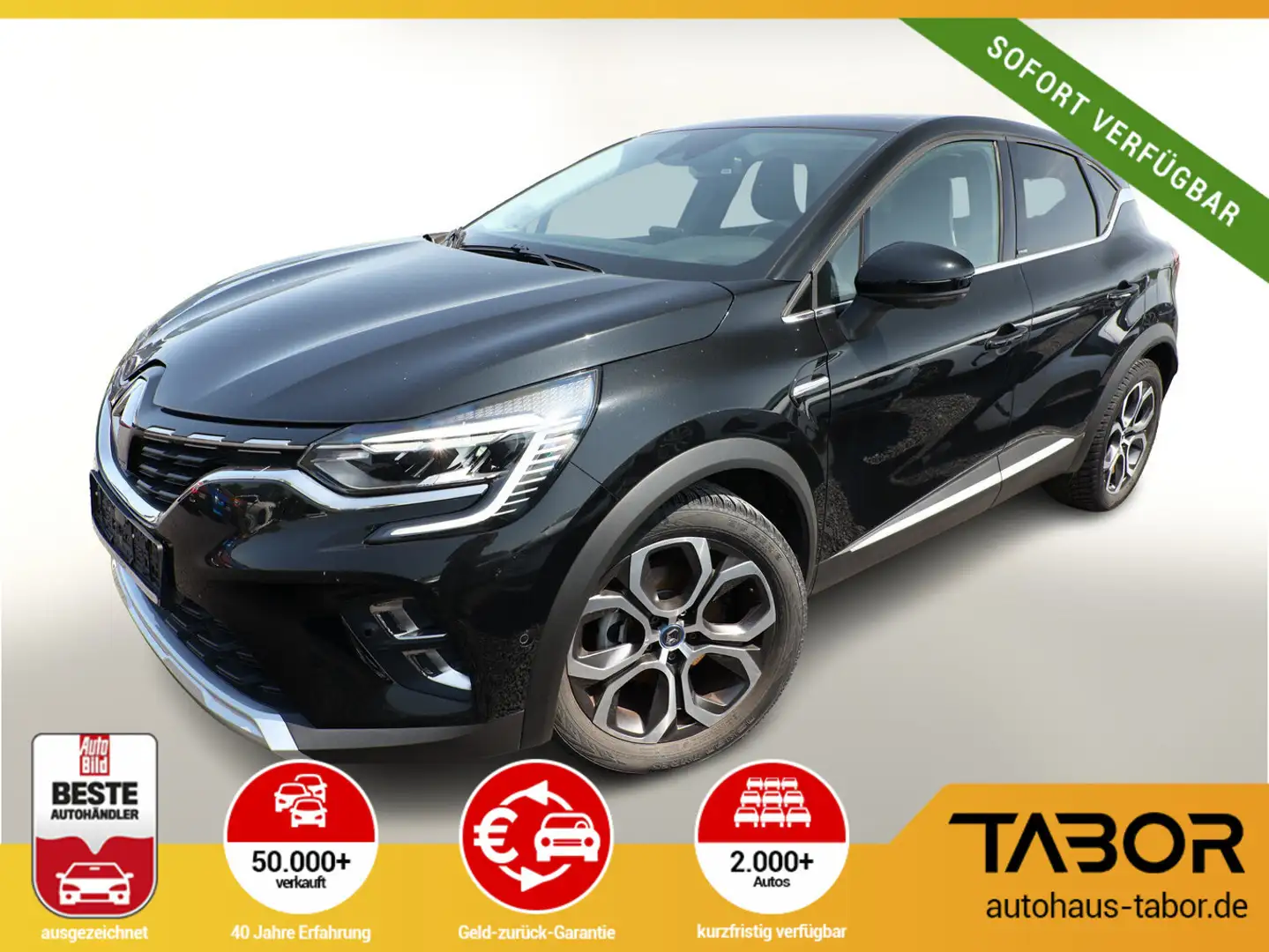 Renault Captur E-TECH 160 Aut. Ed. One SchiebeD 360° ACC Schwarz - 1