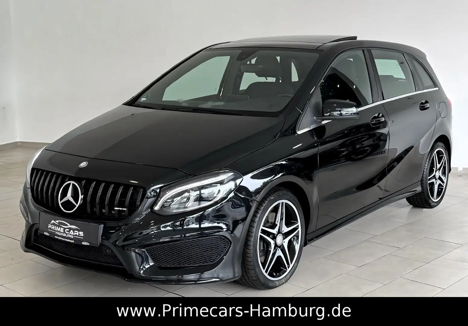 Mercedes-Benz B 220 B220d 4Matic AMG-LINE|PANO|AHK|TOTWINKEL|19-ZOLL Schwarz - 1