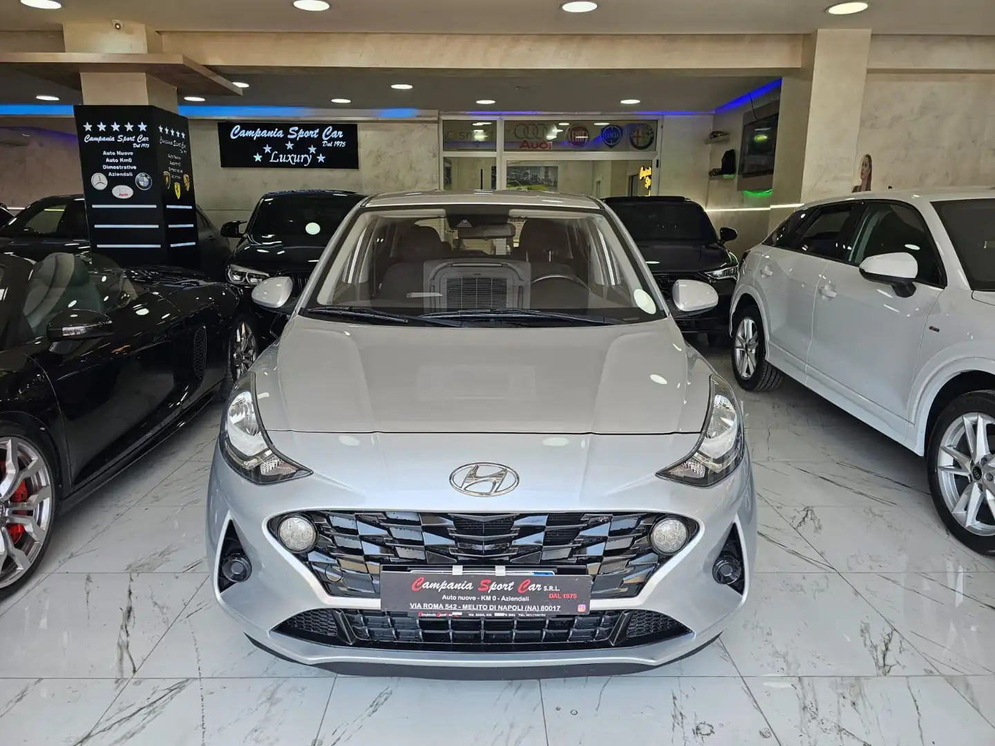 Hyundai i10 1.0 ADVANCED 67CV (POSSIBILITA' GPL) - ITALIANA Argento - 2