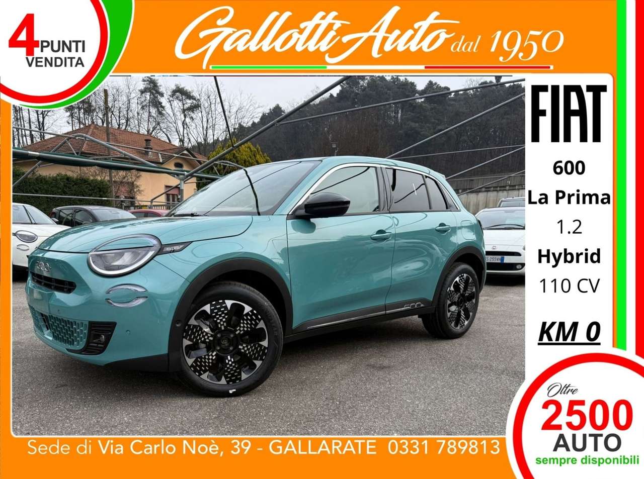 Fiat 600 La Prima 1.2 hybrid 110cv