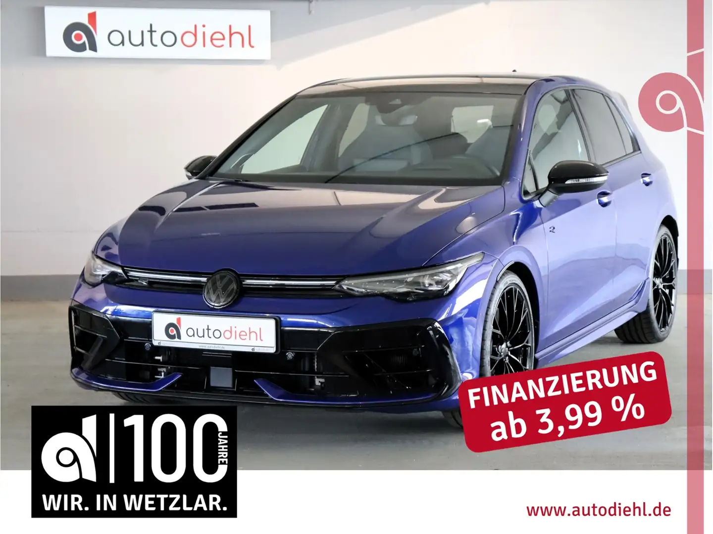Volkswagen Golf VIII R DSG 4Motion Black Edition*PANO*AKRA Azul - 1