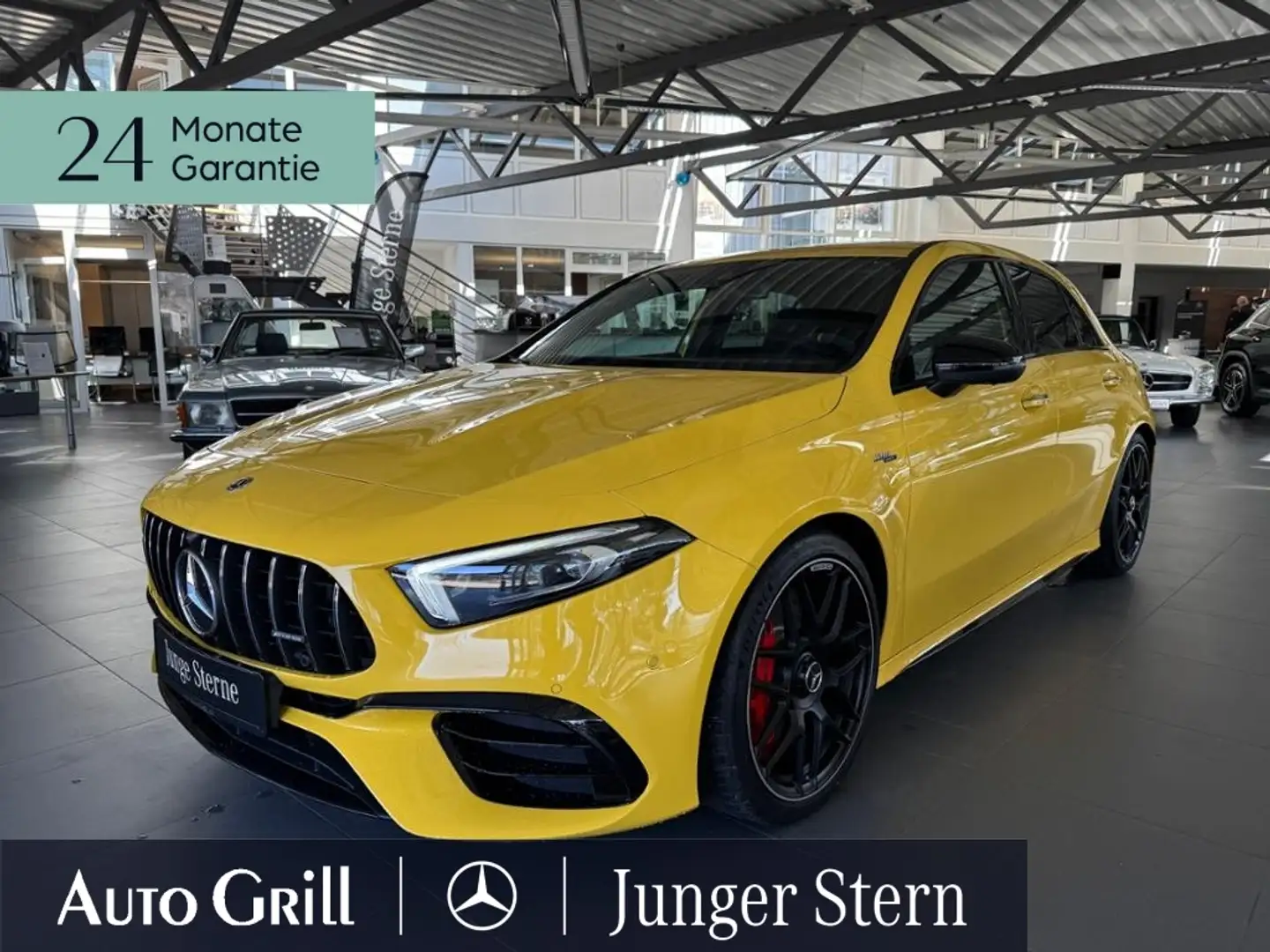 Mercedes-Benz A 45 AMG A 45 S 4M+ PerfoSitz+AGA Night RIDE 360 Multi Gelb - 2