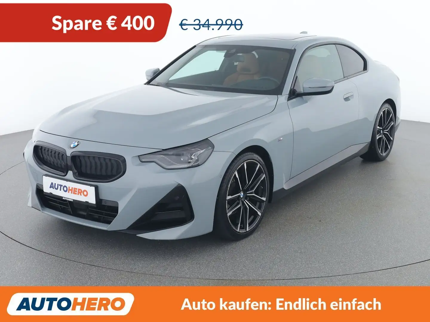 BMW 220 220d Mild-Hybrid M Sport Grau - 1