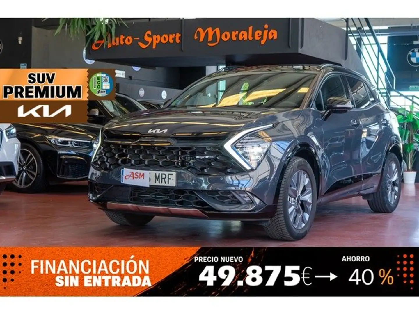 Kia Sportage 1.6 T-GDi HEV GT-line Gris - 1