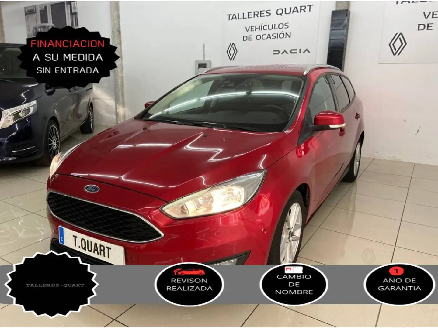 Ford Focus Sb. 1.0 Ecoboost Auto-S&S Trend+ 125 Fioletowy - 1
