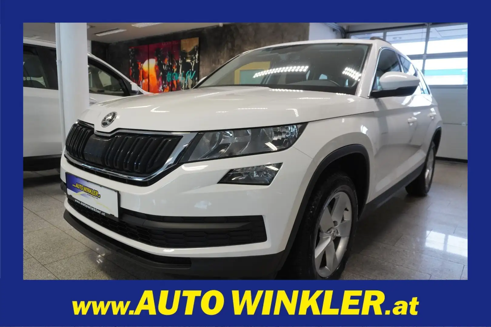 Skoda Kodiaq SHZ/PDC Weiß - 1