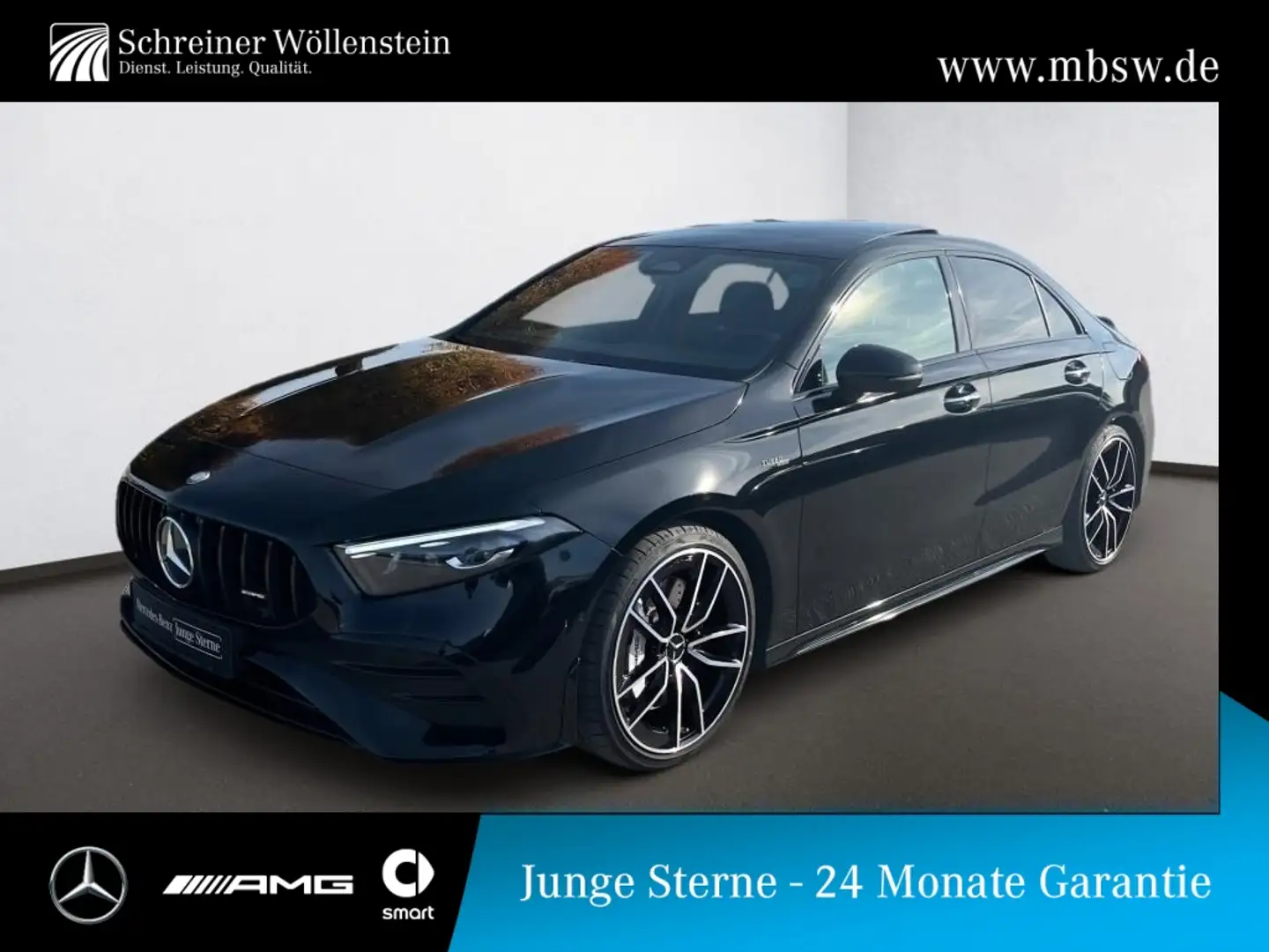 Mercedes-Benz A 35 AMG 4M Limousine AERO*Pano*Night-II*19*WiP* Schwarz - 1