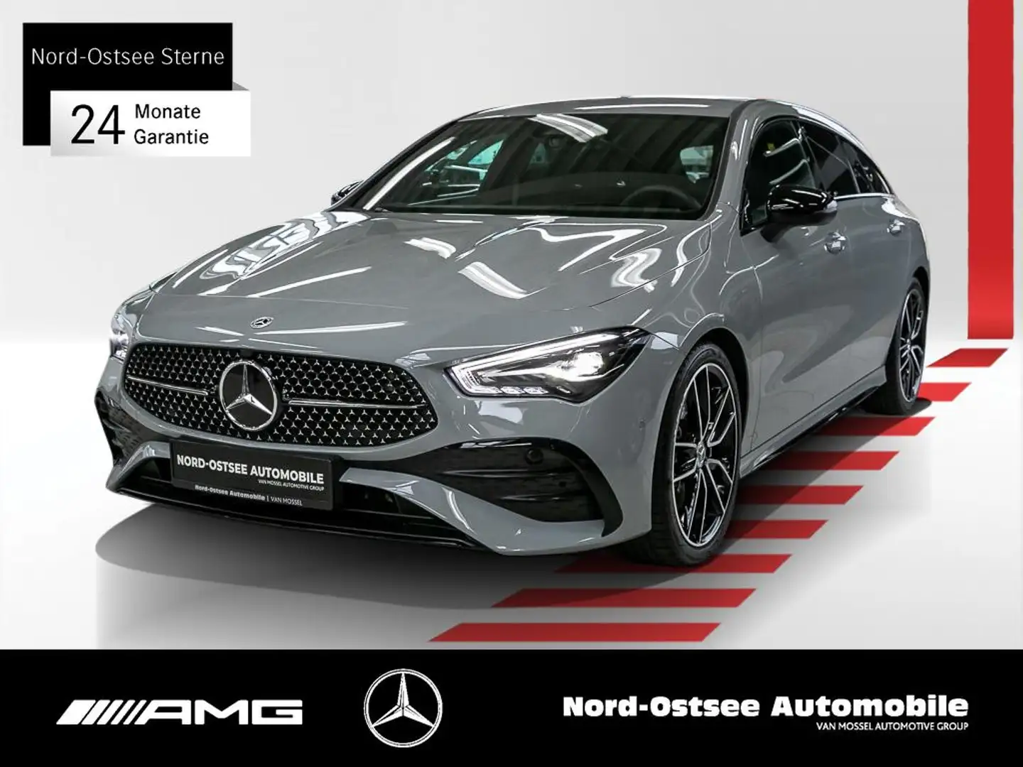 Mercedes-Benz CLA 200 SB AMG NIGHT LED DISTRO KAMERA AMBIENTE Grau - 1