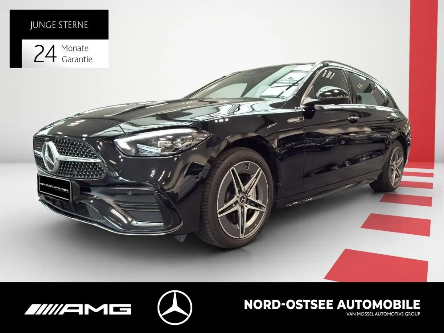 Mercedes-Benz C 300 T de AMG AMBIENTE KAMERA KEYLESS NAVI Nero - 1