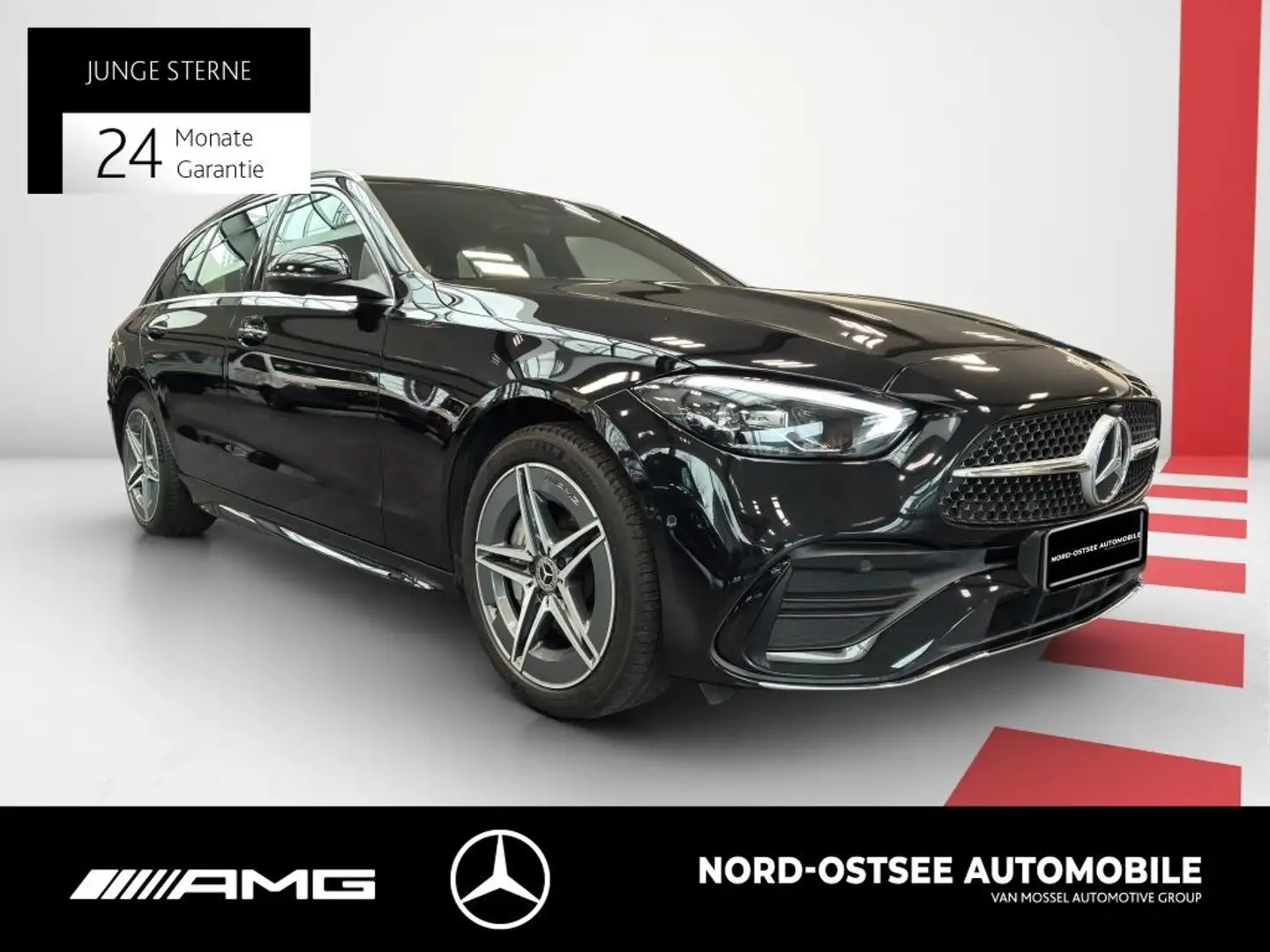 Mercedes-Benz C 300 T de AMG AMBIENTE KAMERA KEYLESS NAVI Nero - 2