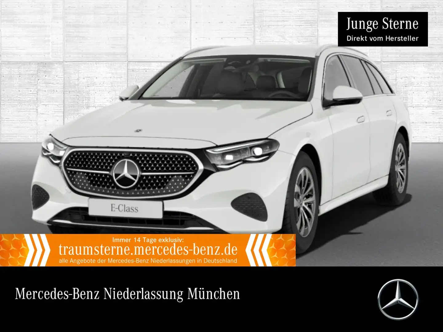 Mercedes-Benz E 220 d T Avantgarde 360° Distr. Spurhalt-Ass PTS Weiß - 1