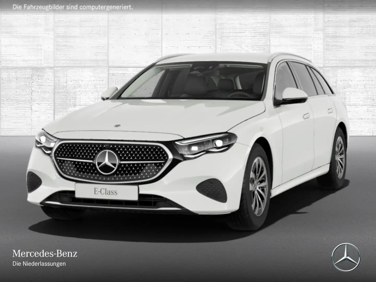 Mercedes-Benz E 220 d T Avantgarde 360° Distr. Spurhalt-Ass PTS Weiß - 2