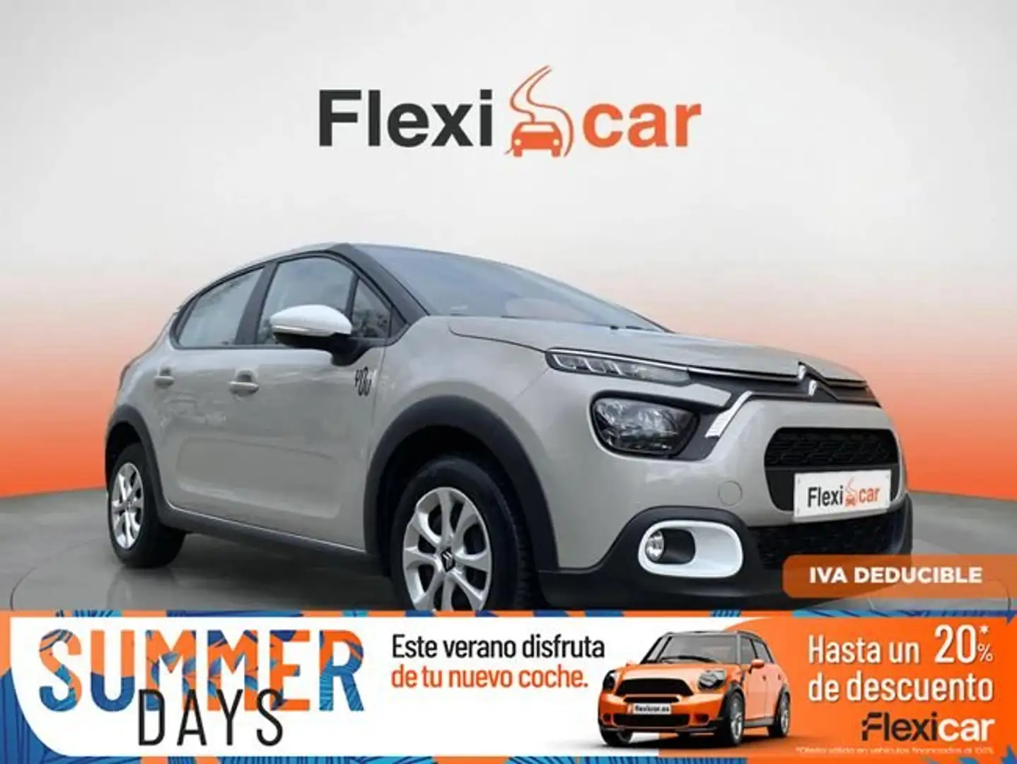 Citroen C3 PureTech+60KW+%2883CV%29+You%21 Beige - 1