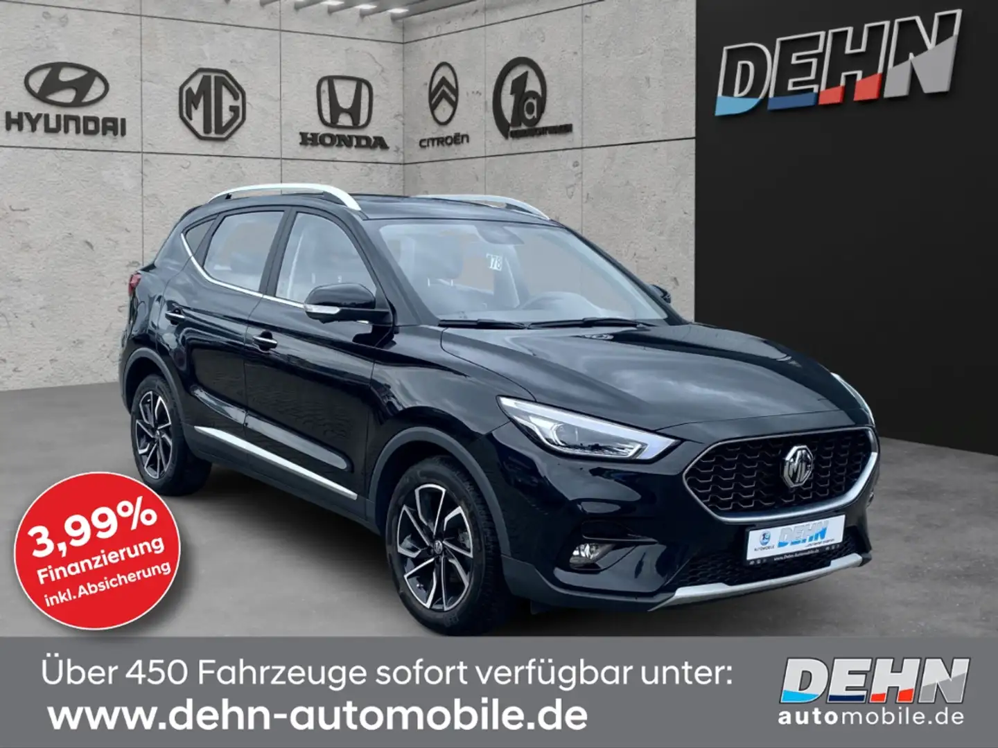 MG ZS 1.0 T-GDI Luxury El. Panodach Navi Leder Digitales Zwart - 1