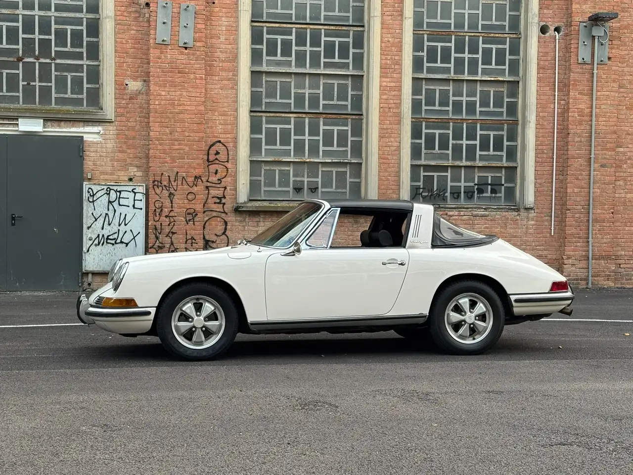 Porsche 911 1967 targa strumenti verdi soft window matching, foto 8