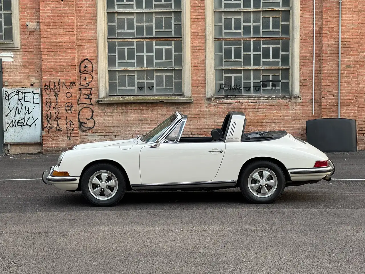 Porsche 911 1967 targa strumenti verdi soft window matching, foto 4