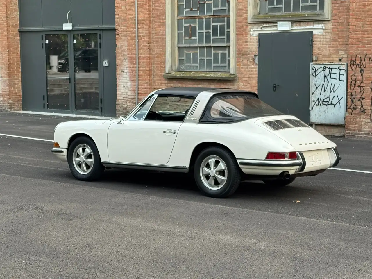 Porsche 911 1967 targa strumenti verdi soft window matching, foto 9