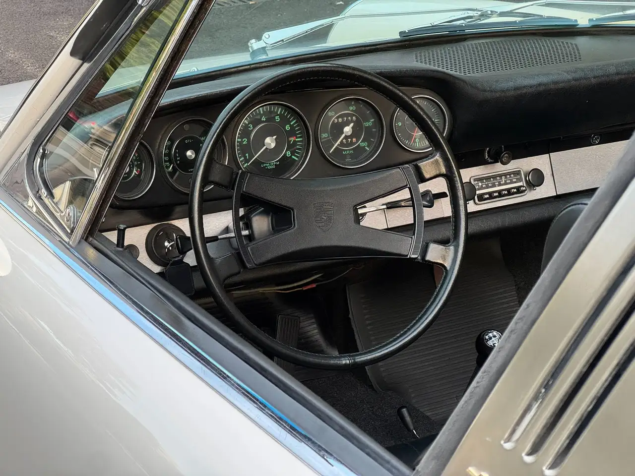 Porsche 911 1967 targa strumenti verdi soft window matching, foto 6