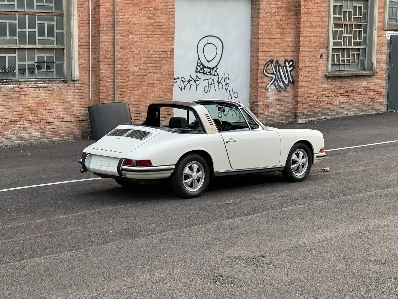 Porsche 911 1967 targa strumenti verdi soft window matching, foto 2