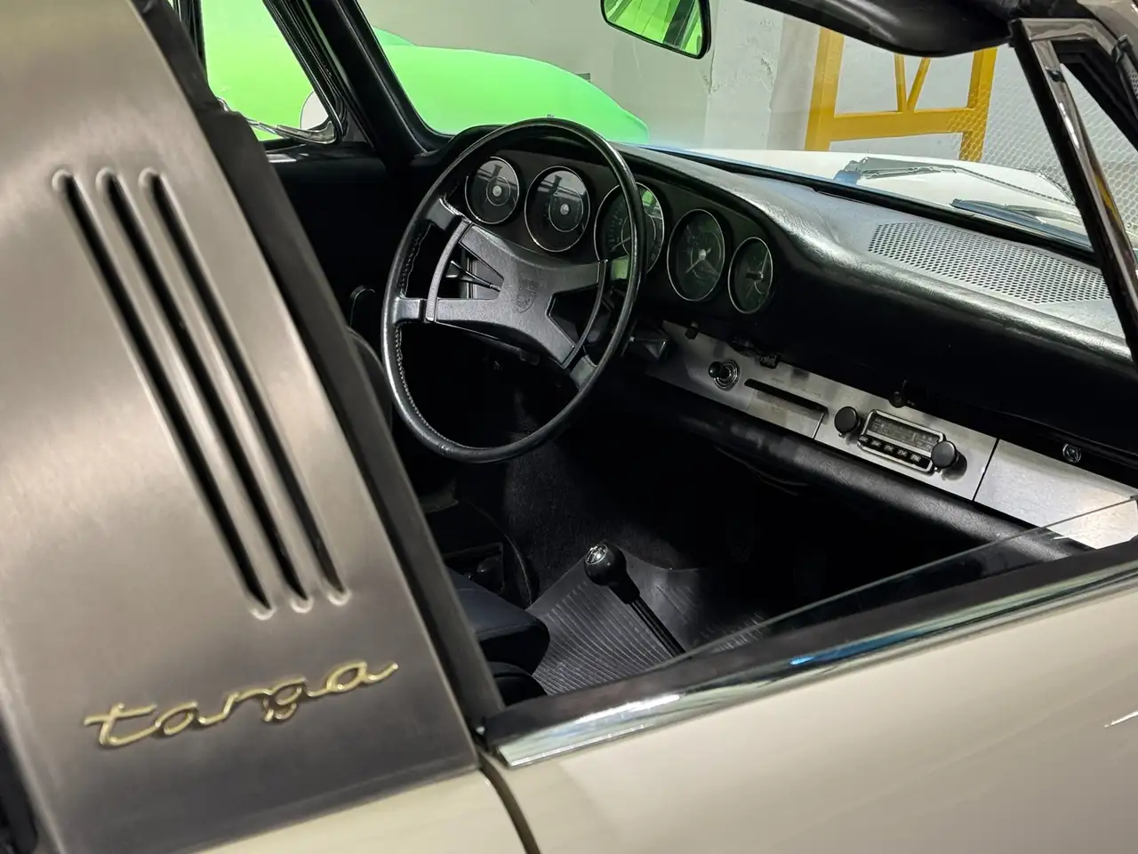 Porsche 911 1967 targa strumenti verdi soft window matching, foto 12