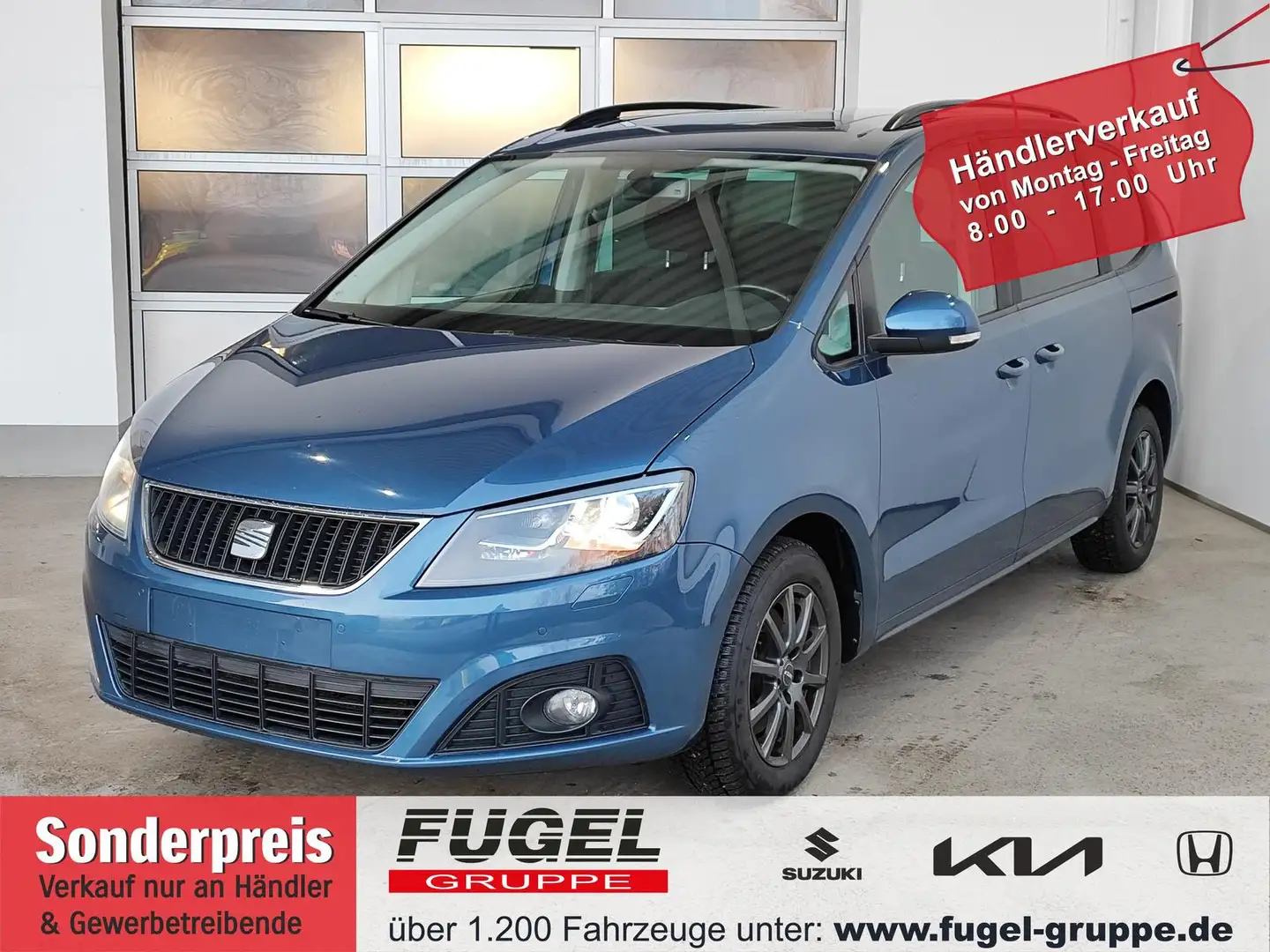 SEAT Alhambra 2.0 TDI Sun Allrad Pano|Xenon Blau - 1