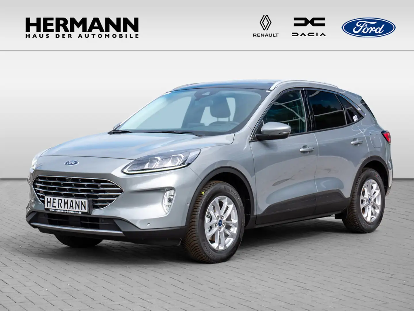 Ford Kuga 2.0 EcoBlue Titanium *NAVI*TWA*ACC*Pano*LM Silber - 1