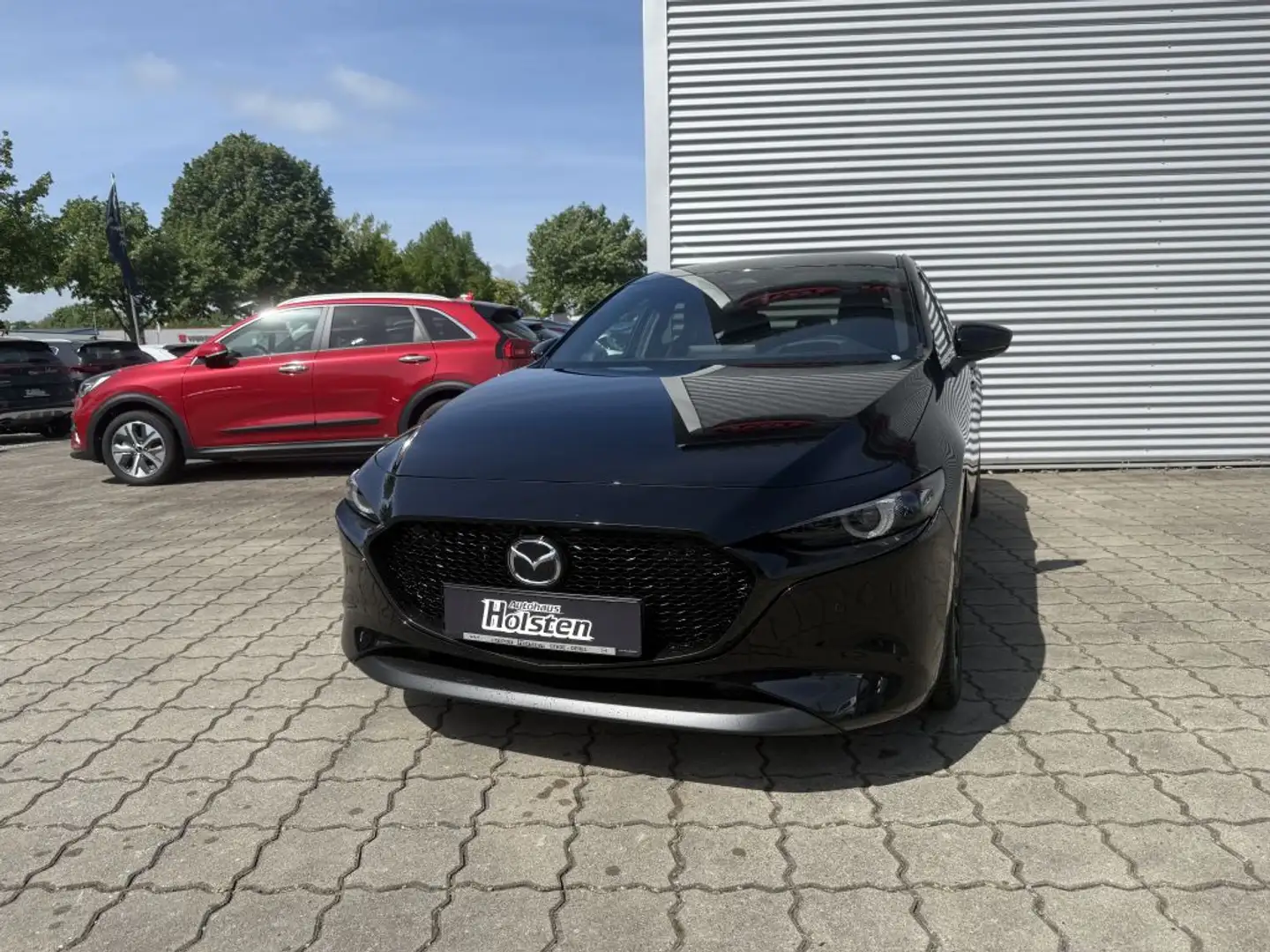 Mazda 3 e-SKYACTIV-X 186 M HYBRID Aut. EXCLUSIVE-LINE Noir - 1