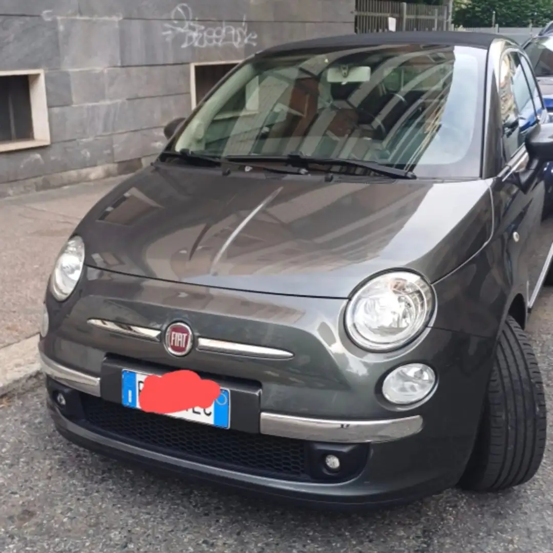 Fiat 500C 500C 1.2 Lounge 69cv my14 gpl Grijs - 1