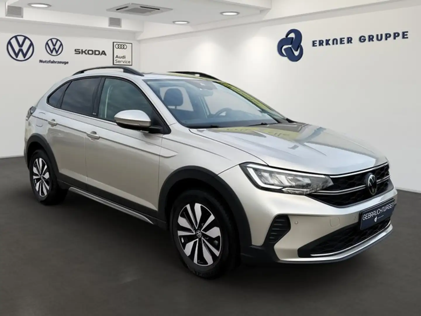 Volkswagen Taigo 1.0TSI Move LED+APP-CONN+DIGI+NAVI+SITZHZG+++ Silber - 2