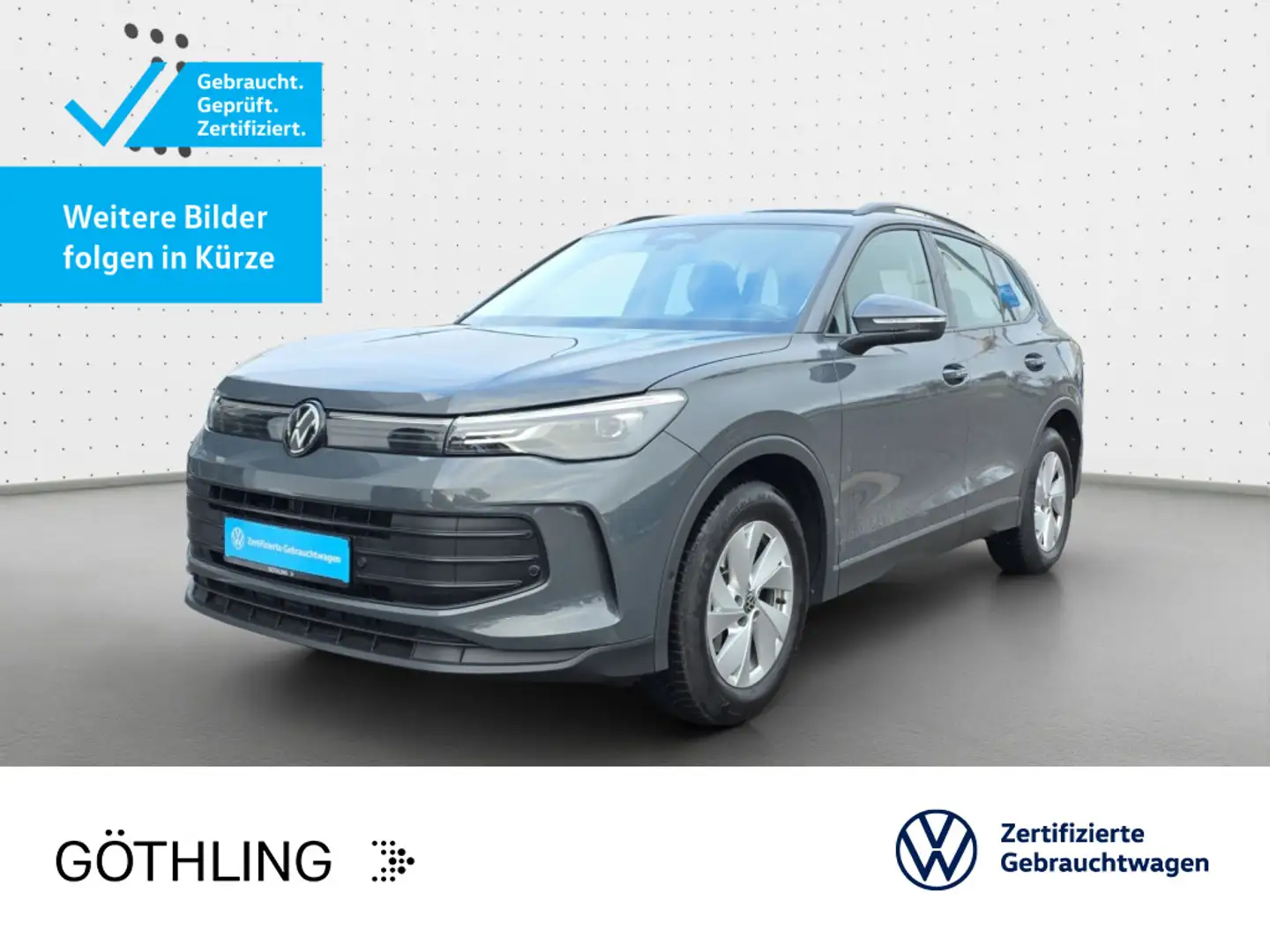 Volkswagen Tiguan 1.5 eTSI DSG*NAVI*AHK*KAM*SHZ*LED*ASG*IDA Grau - 1