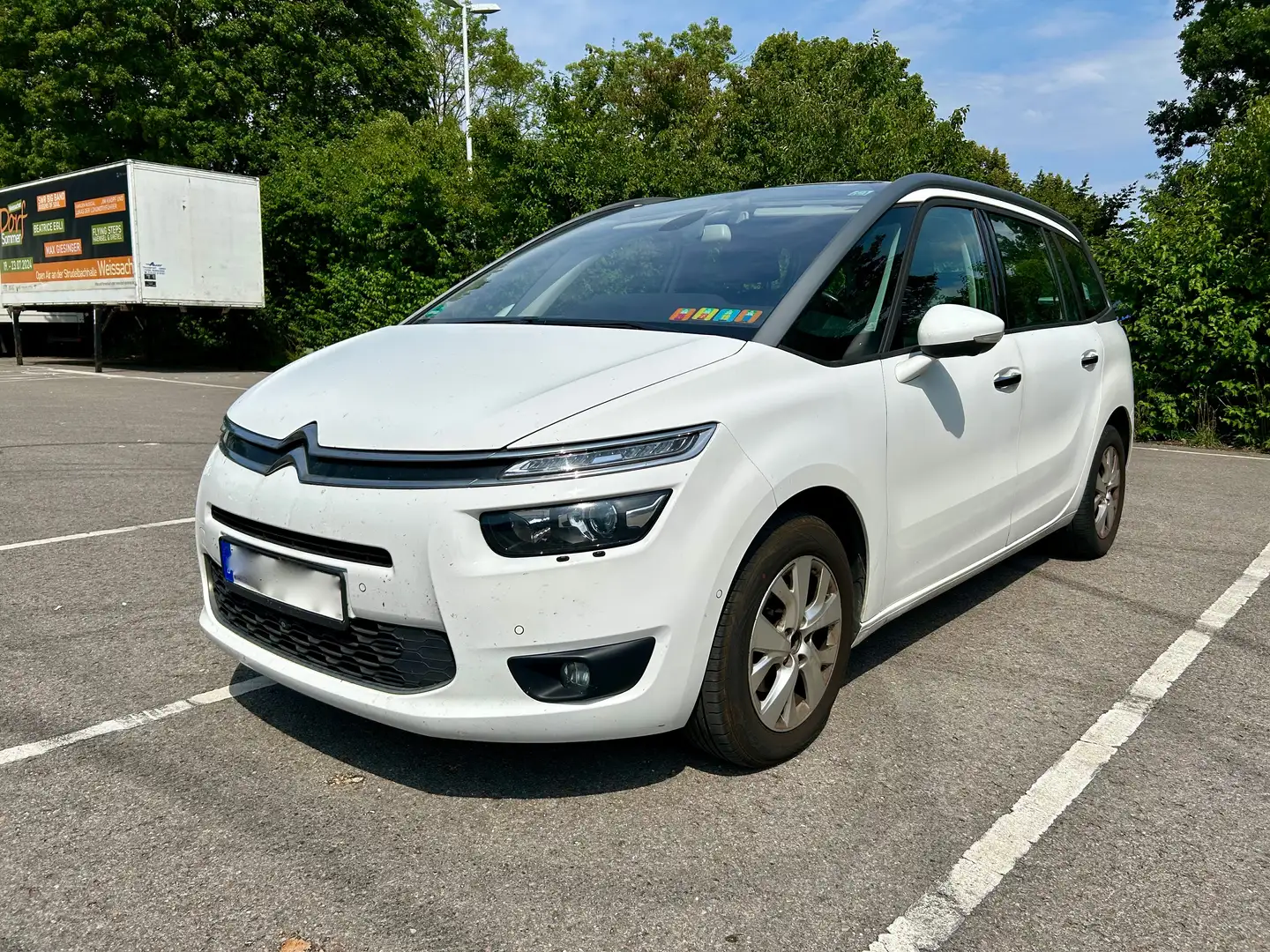 Citroen Grand C4 Picasso Grand C4 Picasso e-HDi 115 Exclusive Blanc - 1