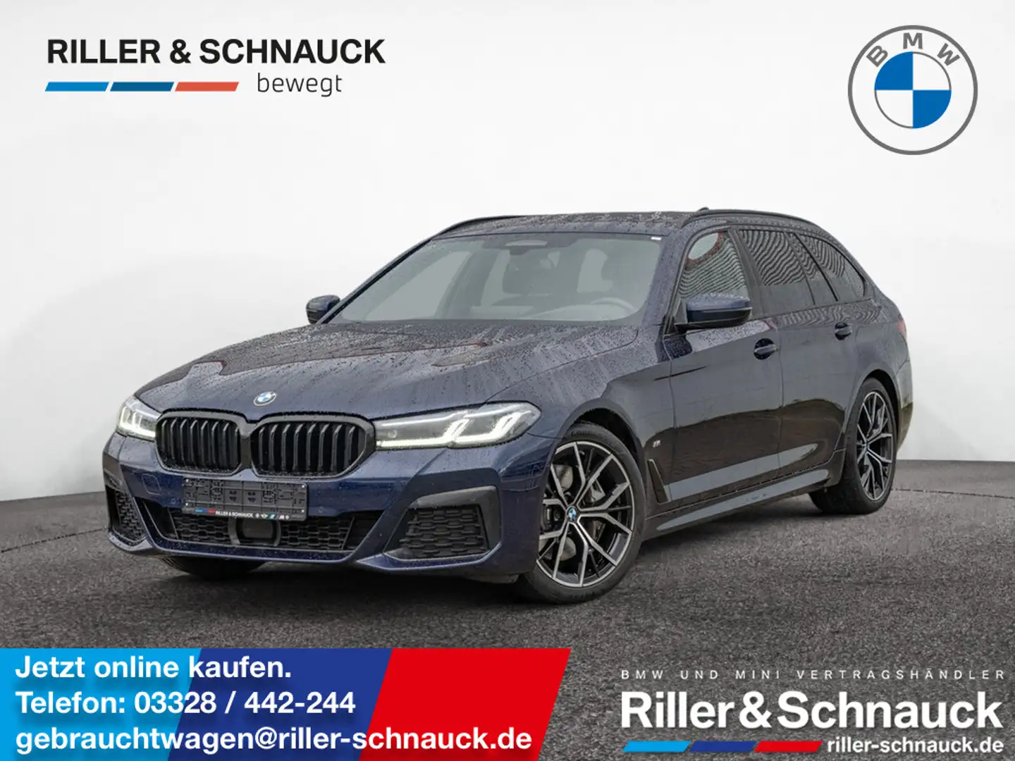 BMW 540 d Touring xDrive M-Sport LASER+STANDHZ+HUD Blau - 1