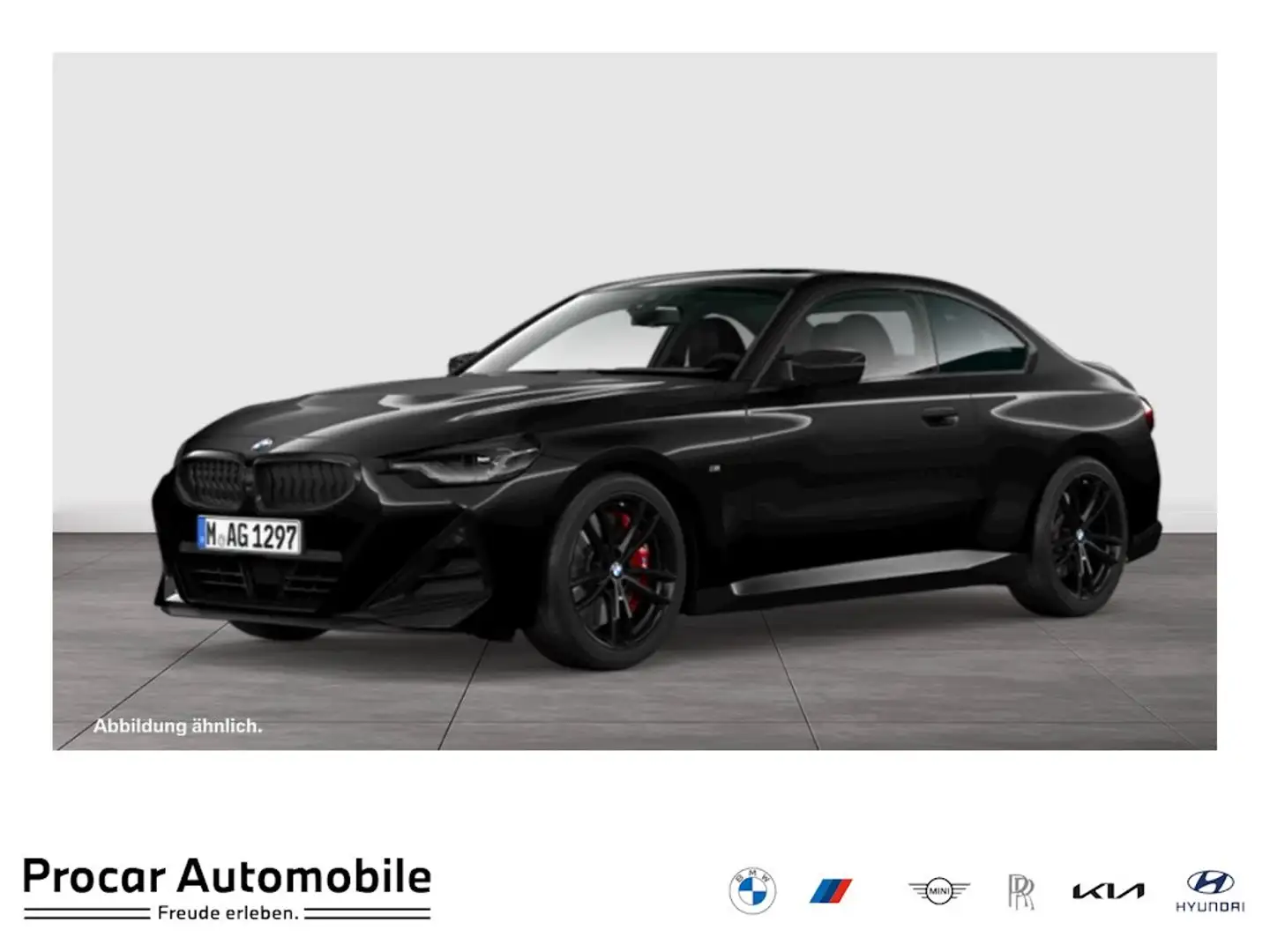 BMW 240 M240i xDrive M Sport ACC RFK NAVI LED PDC V+H Negro - 1