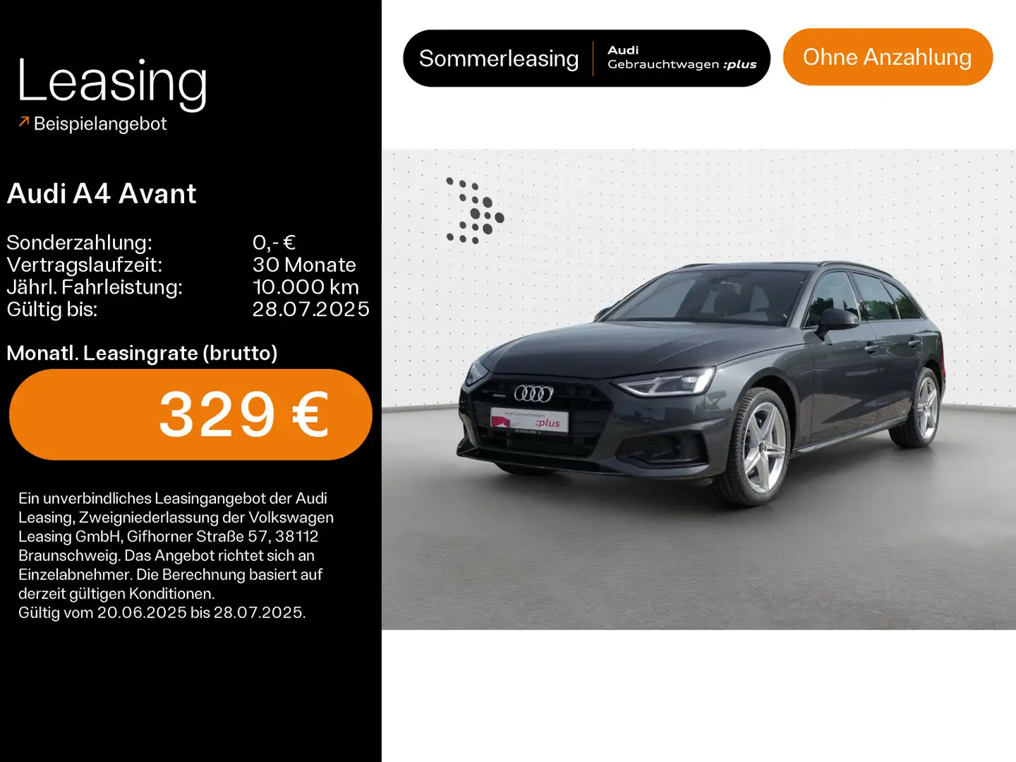 Audi A4 40 TDI qu. Advanced ACC*LED*Kamera Grau - 1