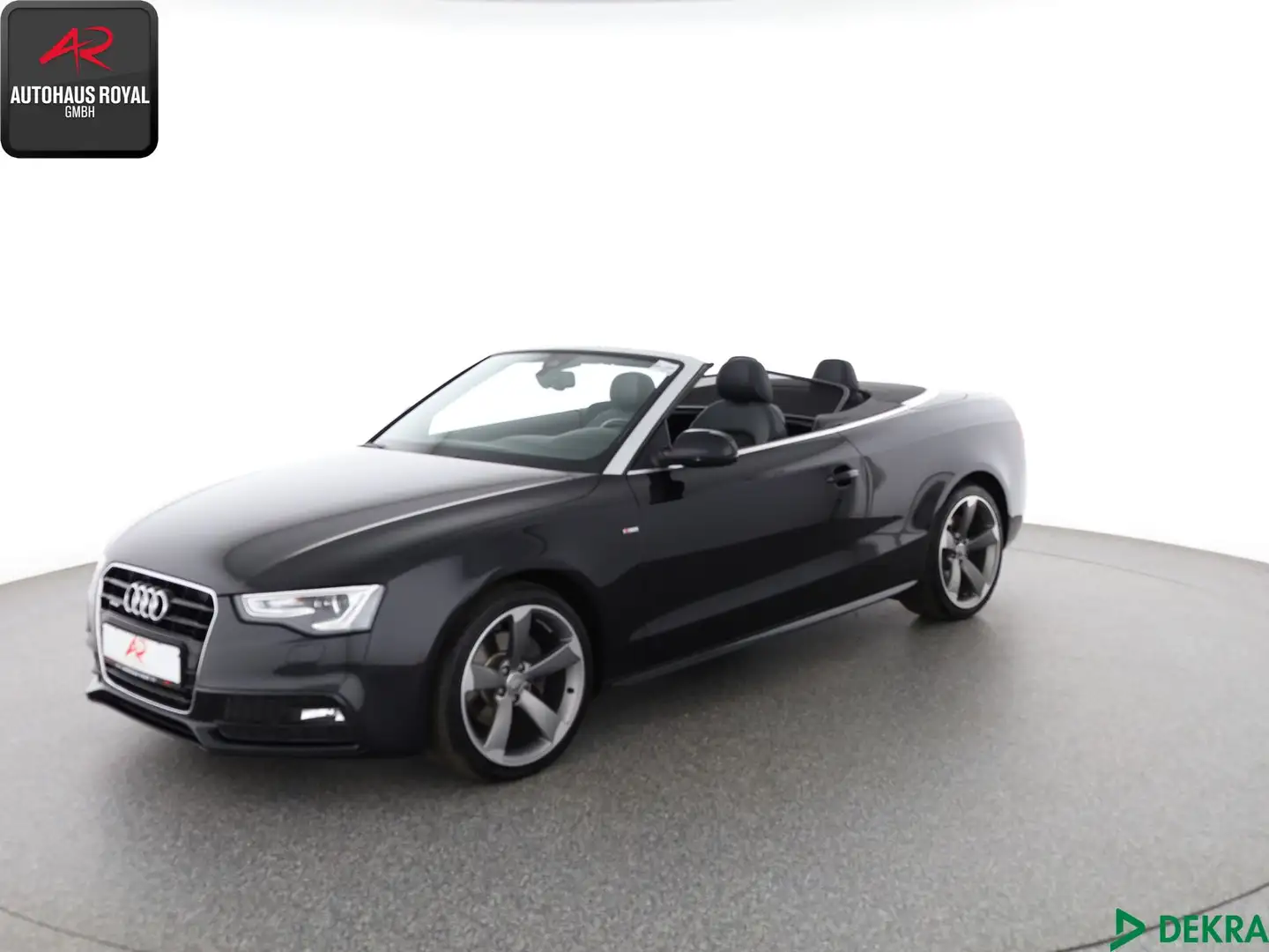 Audi A5 A5 Cabrio 3.0 V6 TDI qu 3x S LINE MEMORY,ACC,SH Noir - 1