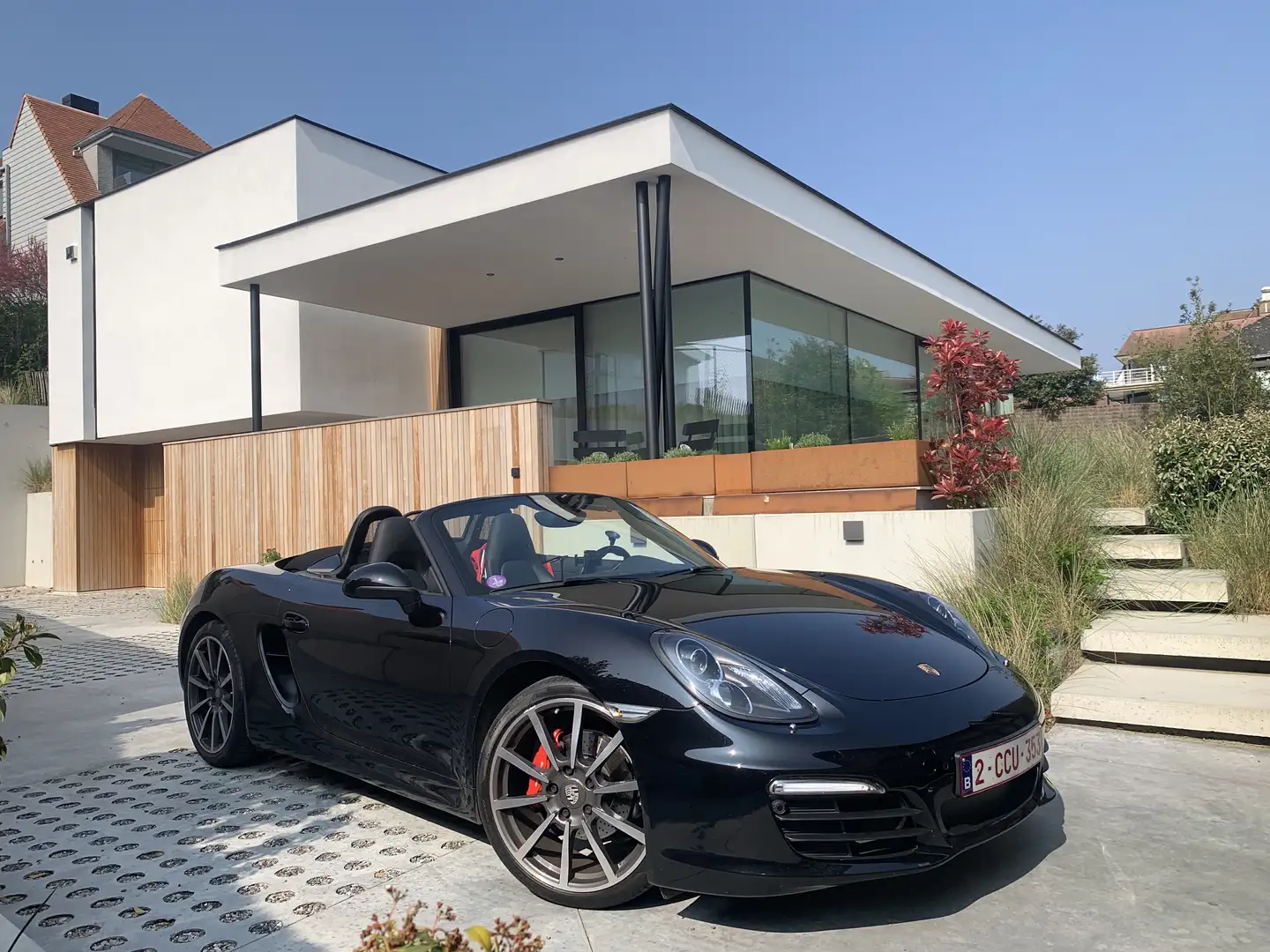 Porsche Boxster Black Edition - slechts 31.000 kms - ohb Zwart - 1