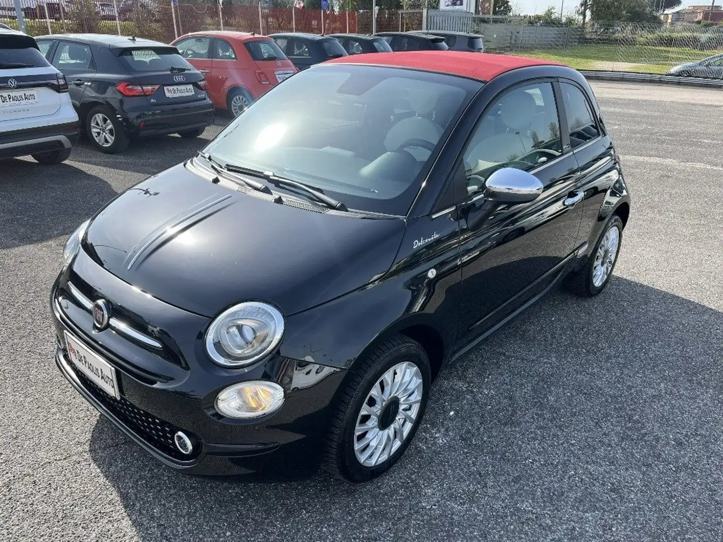 Fiat 500 C 1.0 Hybrid Dolcevita Nero - 1