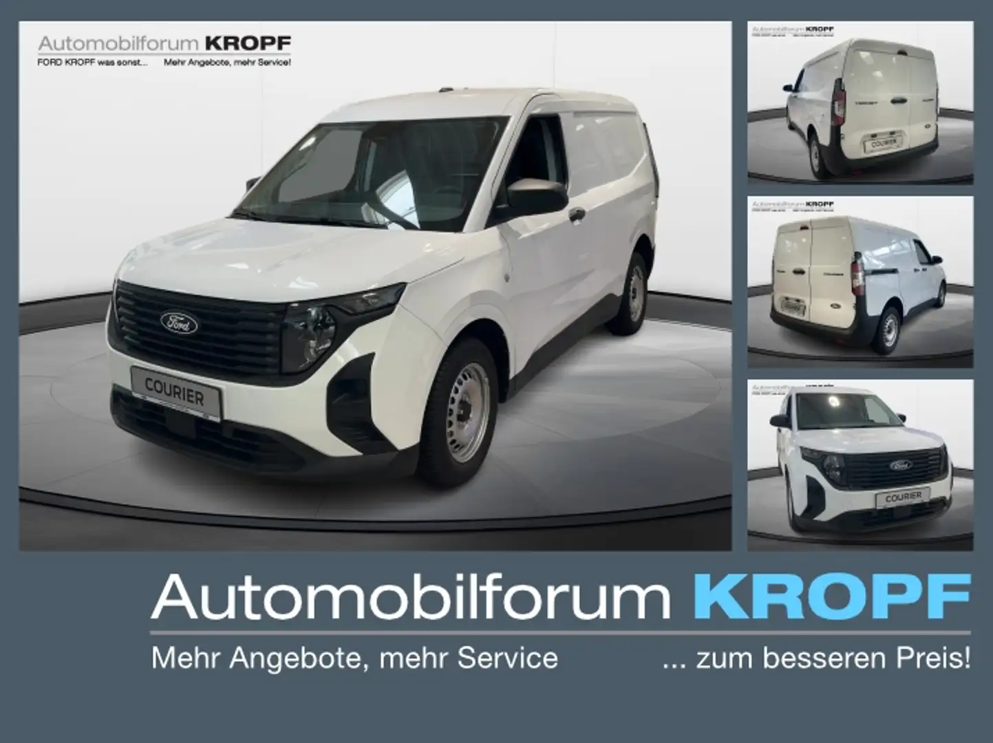 Ford Transit Courier 1.0 EcoBoost PRCOl PDC SPURH Weiß - 1