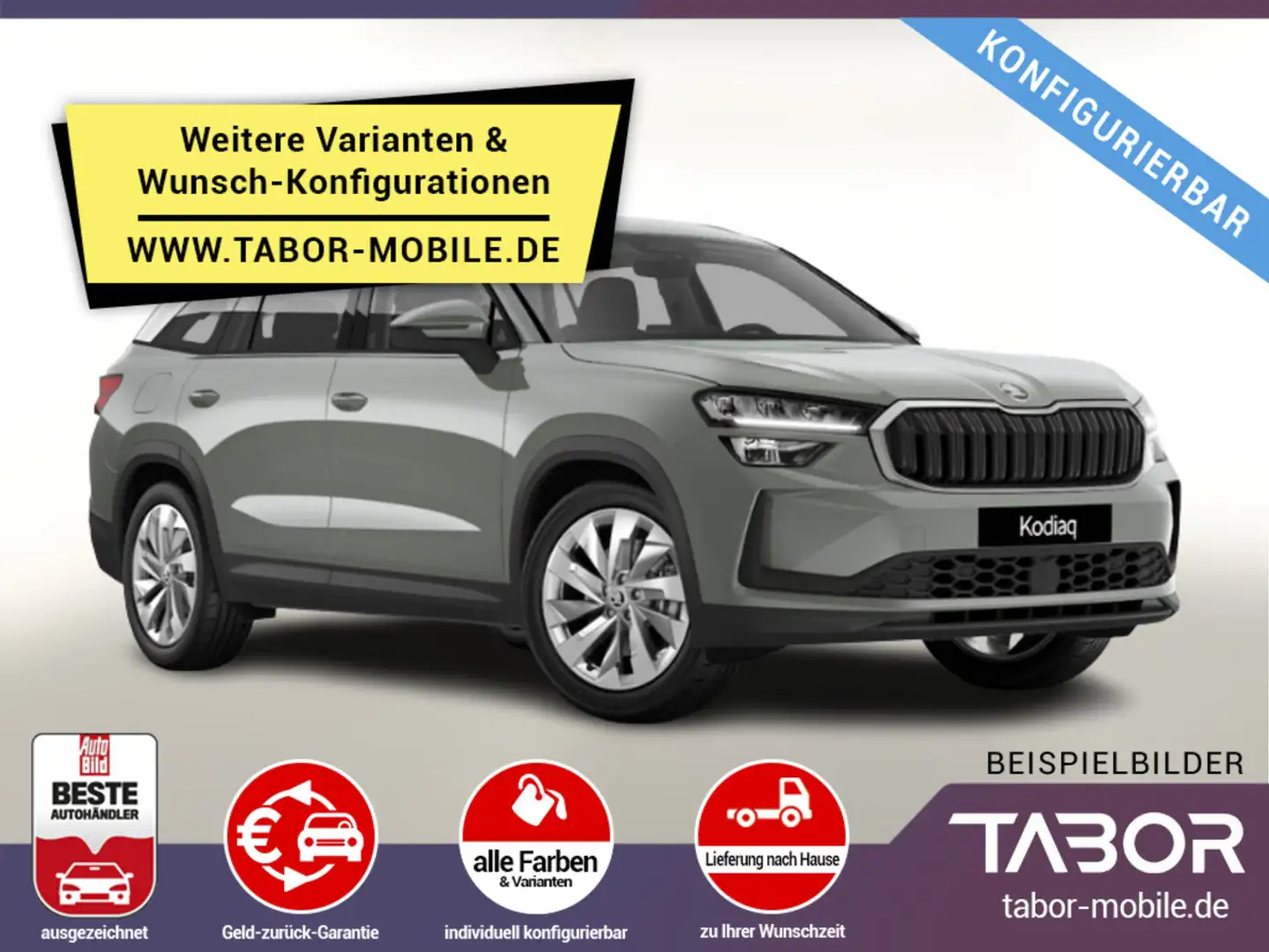 Skoda Kodiaq eTSI 150 DSG Selec NeuesMod Nav ACC Kam Blau - 1