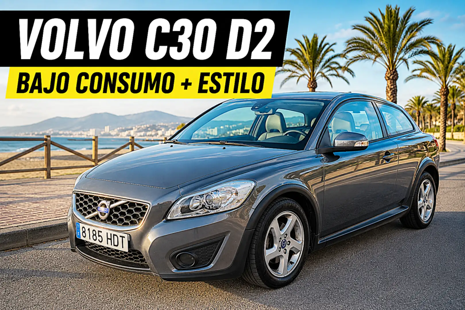 Volvo C30 1.6D DRIVe Momentum Gris - 1