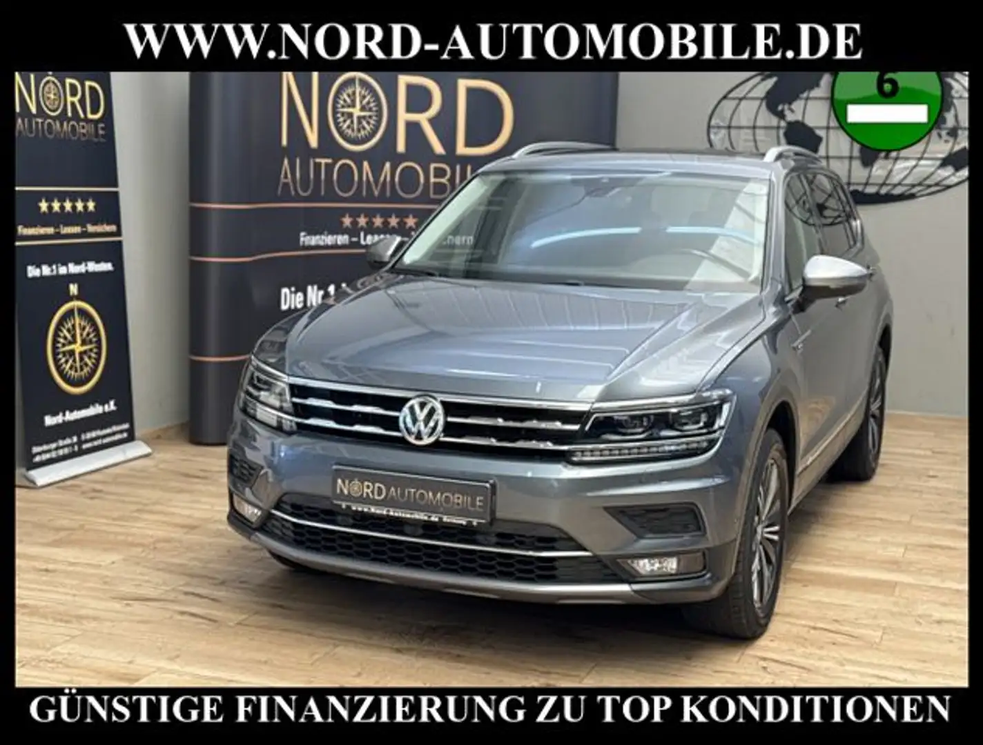 Volkswagen Tiguan Allspace Highline 4MOT 2.0 TDI  DSG Pano Highline Grau - 1