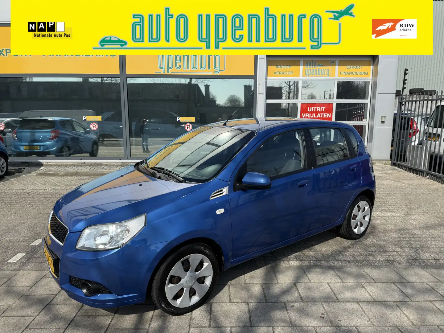 Chevrolet Aveo 1.2 16V LS B-clever * 77.150 Km * Airco * NIEUWSTA Blauw - 1
