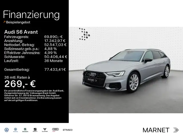 Audi S6 TDI quattro*Navi*LED*Alu*AHK*B&O*PDC*Vi