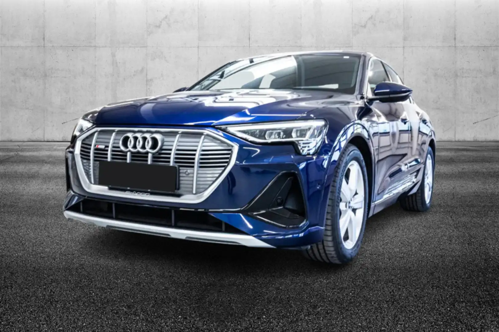 Audi e-tron 55 quattro S line edition Bleu - 1