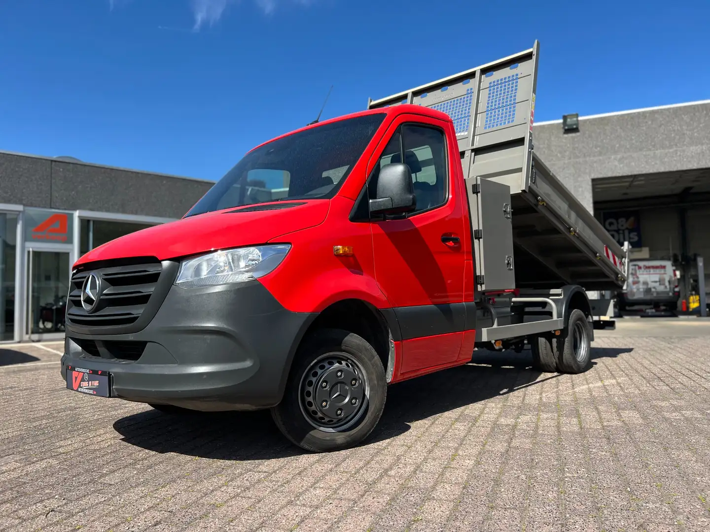 Mercedes-Benz Sprinter 514 KIPPER+KOFFER (24.500€ex)MTM 7 T SL 3.5 T Rood - 2