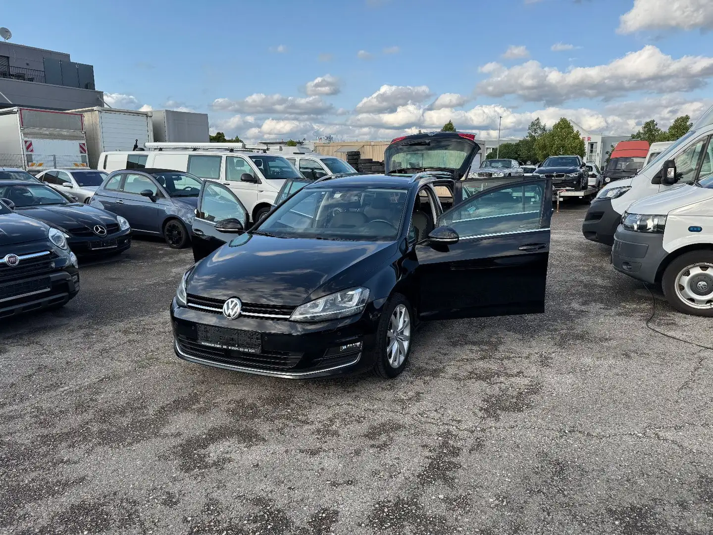 Volkswagen Golf VII Variant Highline BMT Noir - 2