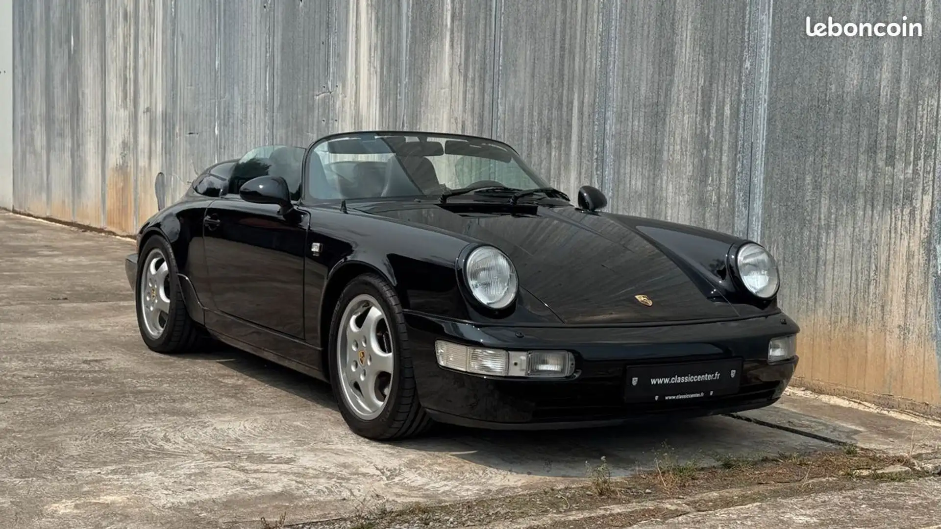 Porsche 911 964 Speedster Noir - 2