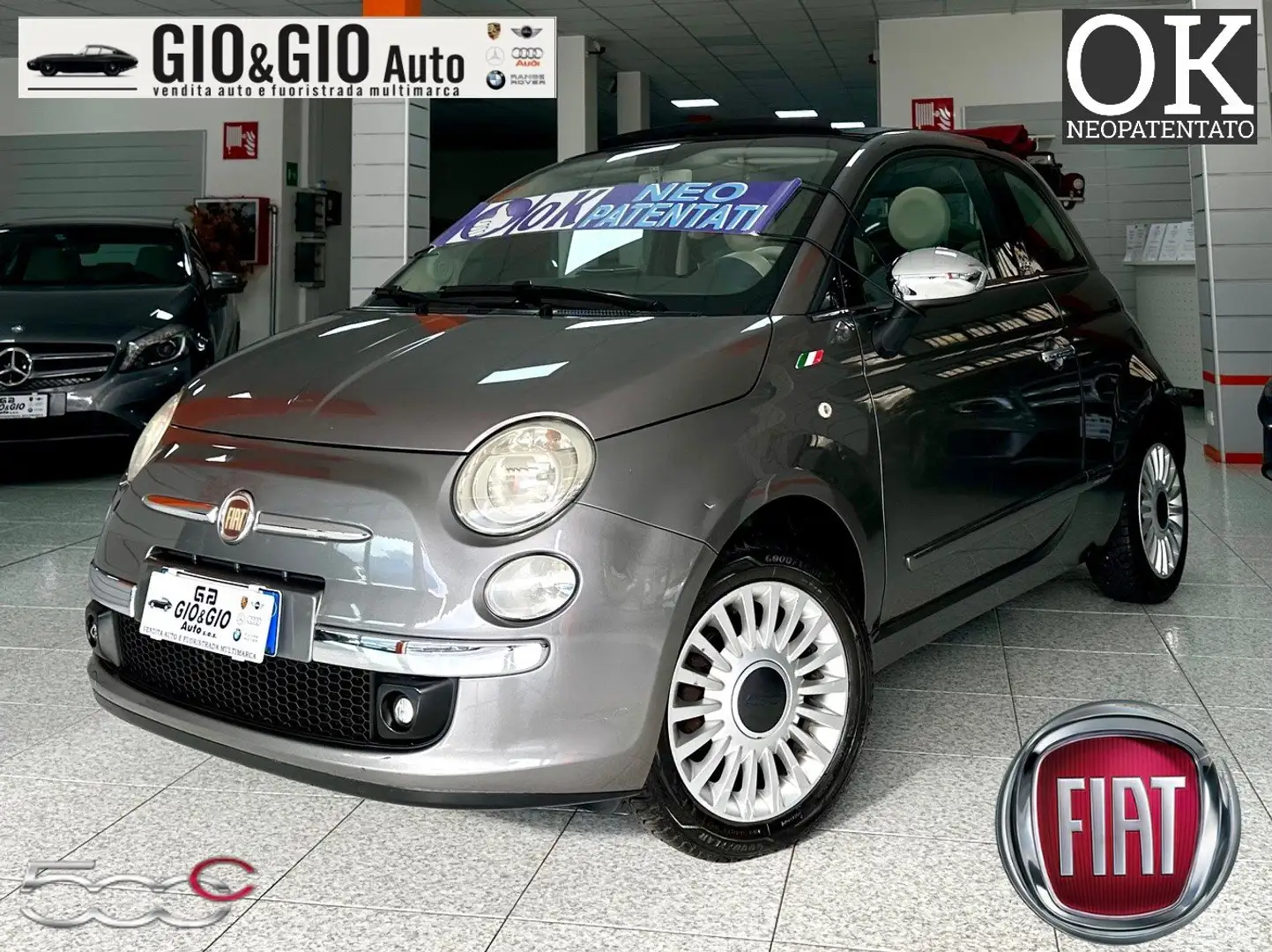 Fiat 500C 500C  1.2 Sport 69cv "AUTOMATICA" Gris - 1