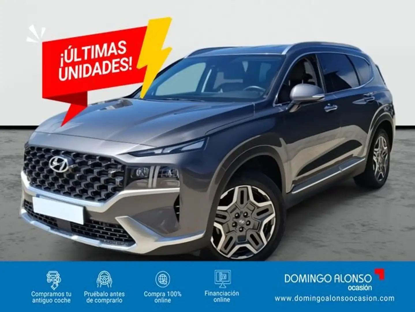 Hyundai SANTA FE FL Híbrido enchufable 1.6 T-GDi (265 CV) AT6 4WD Gris - 1